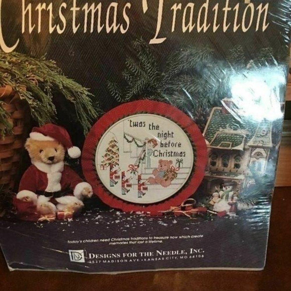 Designs‎ for the Needle Christmas Tradition Cross Stitch Kit 1903 Twas the Night